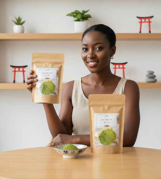 AYOMIN Poudre de Qasil, Soin Naturel pour Cheveux et Visage, 100g