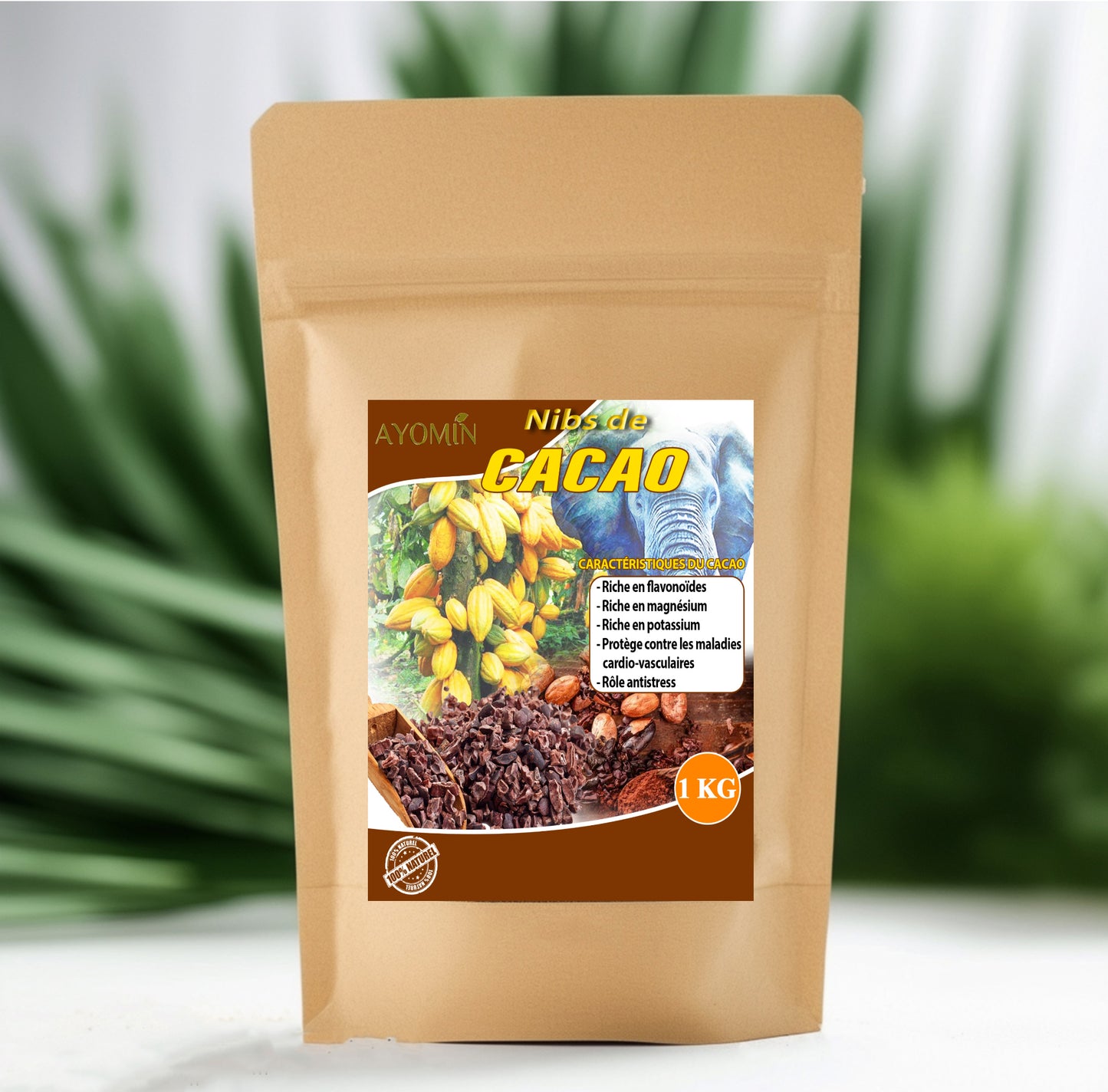 Grué de Cacao 1Kg / Nibs de Cacao / 100% Naturel