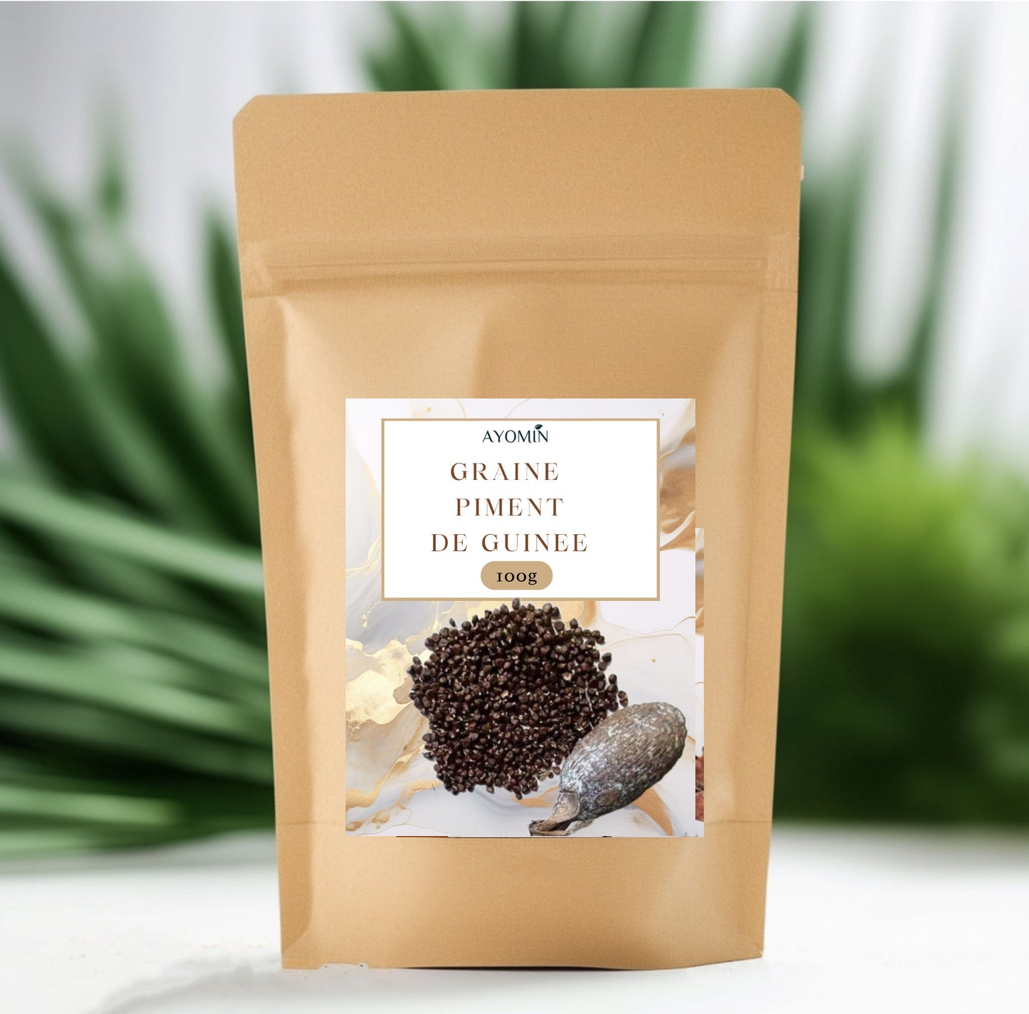 Graines de piment de Guinée - 100% Naturel - Maniguette - Graine de Paradis