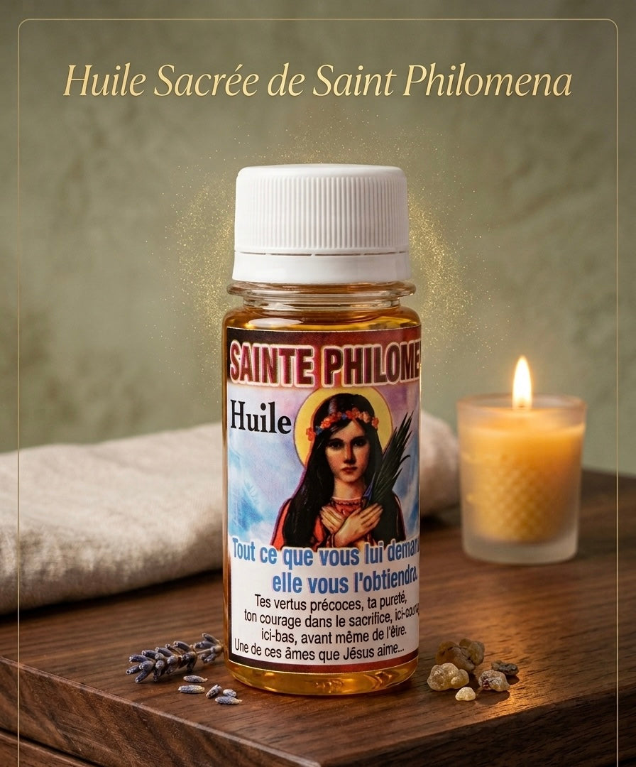 Huile sacrée de Sainte Philomène