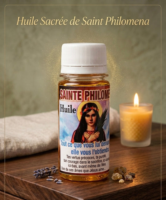 Huile sacrée de Sainte Philomène