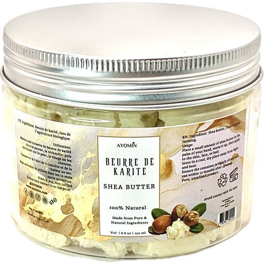 Beurre de Karité 100% Bio - Pur Et Naturel - 250g - Non Raffiné Pur et Naturel