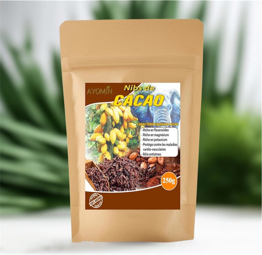 Grué de Cacao  250g  / Nibs de Cacao / 100% Naturel
