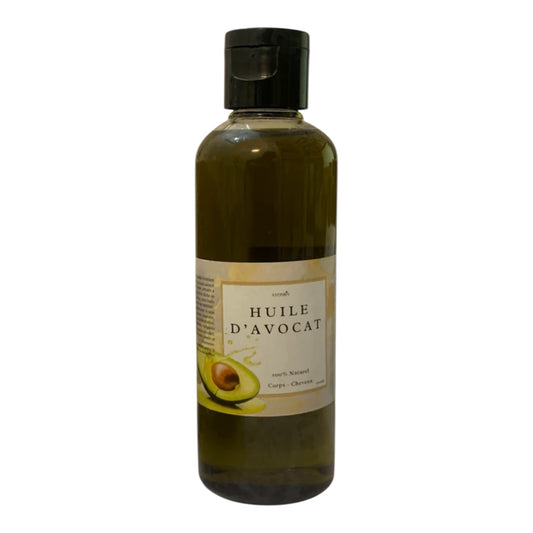 Huile d’Avocat 100 % Pure – 100 ml | Qualité Premium - - Peau et Cheveux